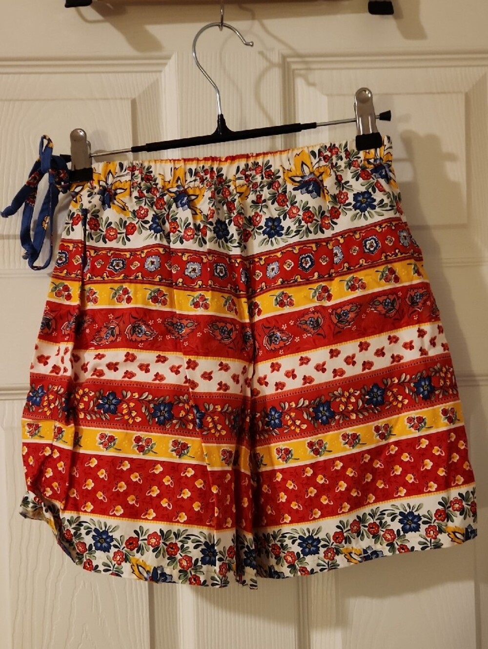 On The Verge Girls Orange Floral Summer Skort Sz 10 Cotton - Picture 3 of 8